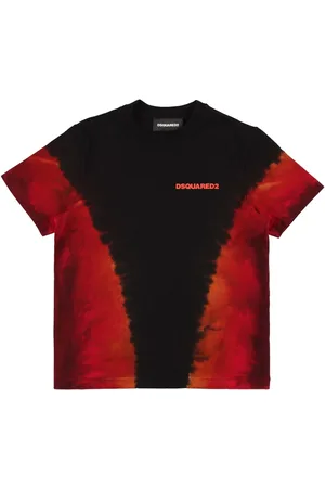 Dsquared2 T-shirt En Jersey De Coton Imprimé