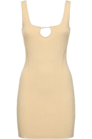 Jacquemus Robe Courte En Maille La Mini Robe Sierra