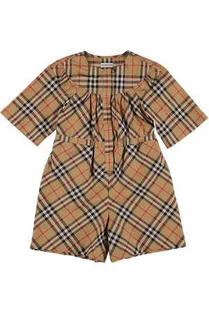Burberry Combi-short En Coton Mélangé À Carreaux
