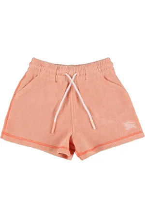 Burberry Short En Molleton De Coton Mélangé À Logo