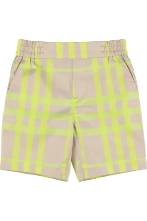 Burberry Short En Coton À Carreaux