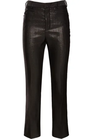 Tom Ford Pantalon Droit En Laine Mélangée De Lurex