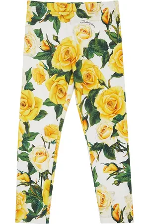 Dolce & Gabbana Legging En Jersey De Coton Imprimé