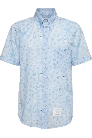 Thom Browne Chemise Droite Boutonnée En Coton