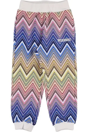 Missoni Pantalon En Coton Imprimé Zig Zag