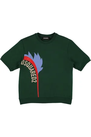 Dsquared2 T-shirt En Jersey De Coton Imprimé
