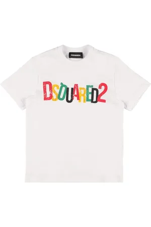 Dsquared2 T-shirt En Jersey De Coton Imprimé