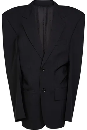 Balenciaga Veste Boxy En Laine Cut Away