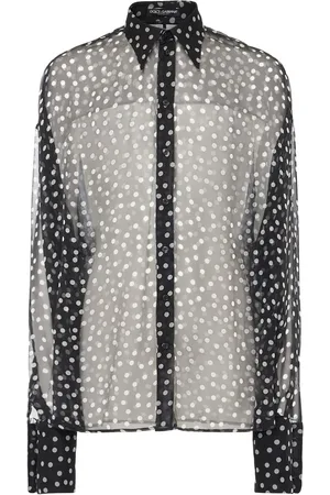 Dolce & Gabbana Chemise En Mousseline À Pois