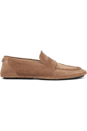 Dolce & Gabbana Mocassins En Daim Dg Driver