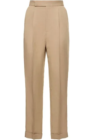 Ralph Lauren Pantalon Droit En Lin Mélangé