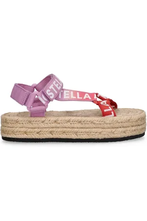 Stella McCartney Sandales En Tissu Cordura Recyclé À Logo