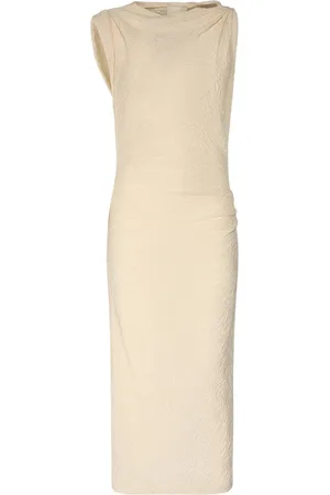 Isabel Marant Robe Midi En Coton Mélangé Franzy
