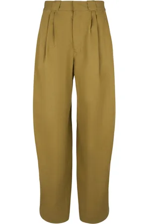LEMAIRE Pantalon Large En Coton Plissé