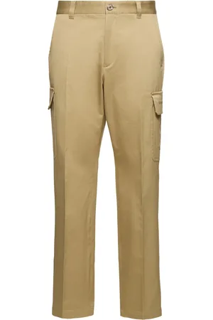 VERSACE Pantalon Cargo En Gabardine De Coton