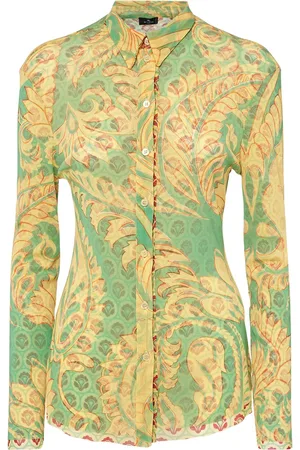 Etro Chemise En Satin De Viscose Imprimée