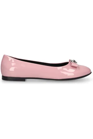 VERSACE Ballerines En Cuir
