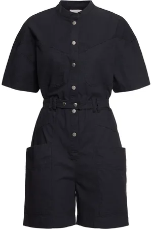 Marant Etoile Combinaison En Coton Avec Ceinture Kiara