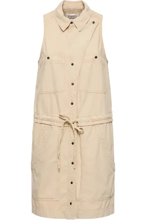 Marant Etoile Robe Mi-longue Sans Manches En Coton Ines