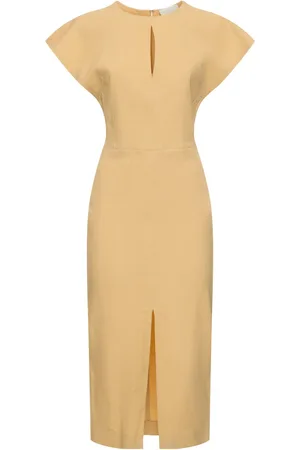 Isabel Marant Robe Mi-longue En Chanvre Mélangé Mirna