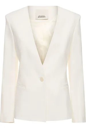 Isabel Marant Blazer En Chanvre Mélangé Manzi