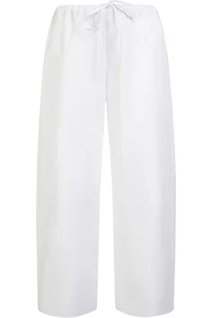 The Row Pantalon Droit En Popeline Jugi