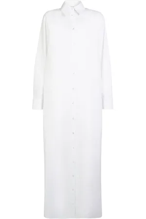 The Row Robe Chemise Longue En Popeline Izumi