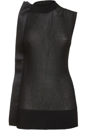 SACAI Gilet Col Roulé En Coton Mélangé