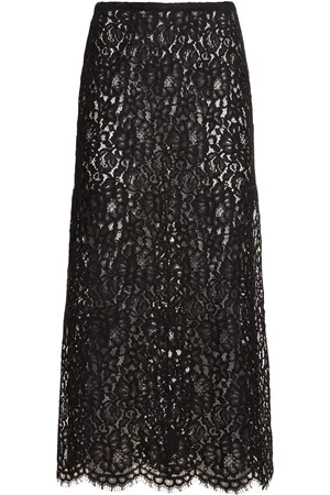 Michael Kors Jupe Mi-longue Fendue En Dentelle