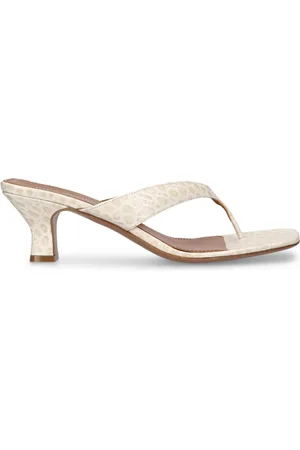 PARIS TEXAS Mules En Cuir Embossé Crocodile Portofino 55 Mm