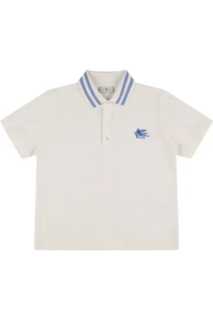 Etro Polo En Piqué De Jersey De Coton