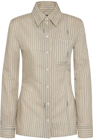 Jacquemus Chemise En Soie À Rayures La Chemise De Costume
