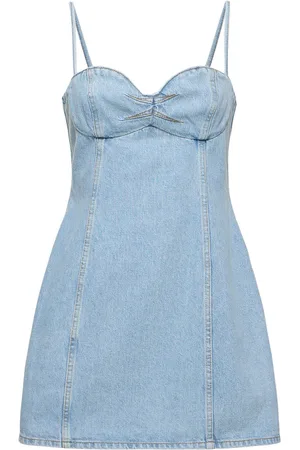 MAGDA BUTRYM Robe Courte En Denim De Coton