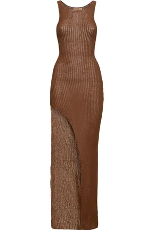 AYA MUSE Robe Longue En Coton Mélangé Ika