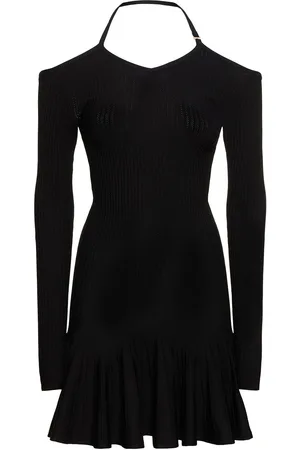 Khaite Robe Courte En Viscose Mélangée Mamie