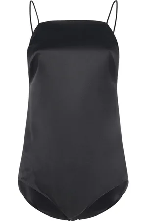 Max Mara Body En Satin Avec Liens À Nouer Rugiada