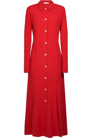 The Row Robe Chemise Longue En Soie Myra