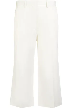 The Row Pantalon Court En Drill De Coton Mélangé Gandine