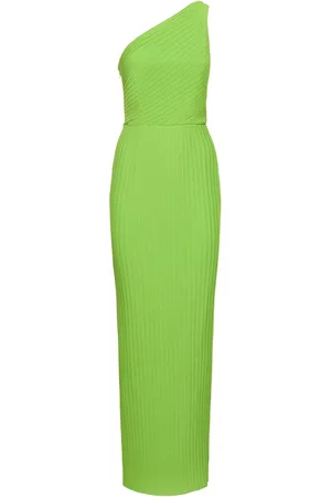 Solace Robe Longue En Mousseline À Plis Adira