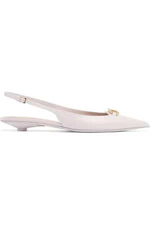 VALENTINO GARAVANI Sandales À Bride En Cuir Logo Moon 20 Mm