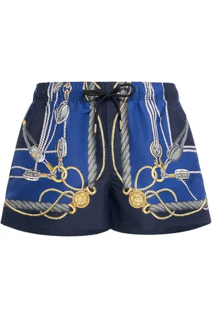 VERSACE Short De Bain En Nylon Imprimé Golfo Nautical