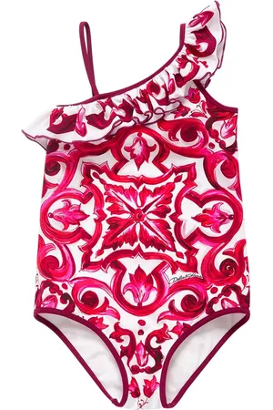 Dolce & Gabbana Maillot De Bain 1 Pièce En Lycra Imprimé Majolica