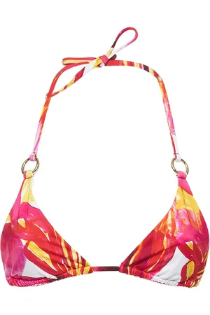 Louisa Ballou Haut De Bikini Triangle Imprimé