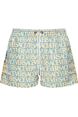 VERSACE Short De Bain En Nylon Imprimé Vacanza Heritage