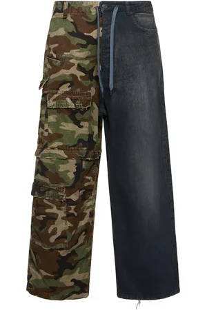Balenciaga Jean Baggy En Denim De Coton Hybrid