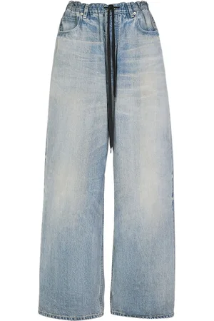 Balenciaga Pantalon Baggy Oversize En Denim