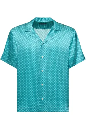 Frescobol Carioca Chemise En Soie Imprimé Étoiles Roberto