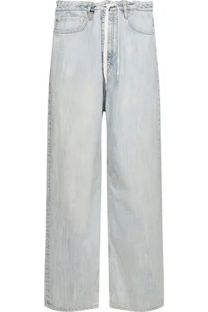 Balenciaga Jean Baggy En Denim De Coton