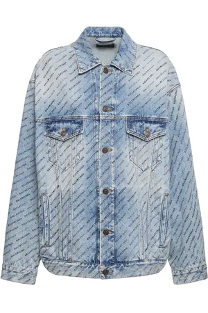 Balenciaga Veste Ample En Denim
