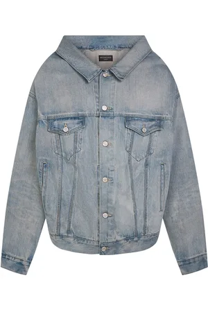 Balenciaga Veste En Denim De Coton